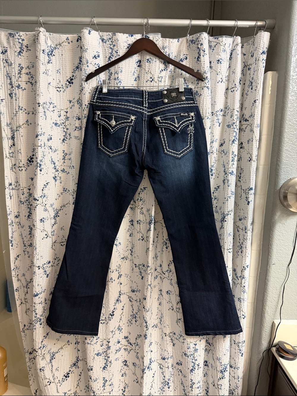 Miss Me Dark Indigo Flare Jeans